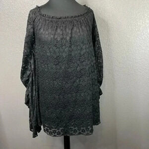 Noa Elle Black Lace Dress Size Medium 1174
